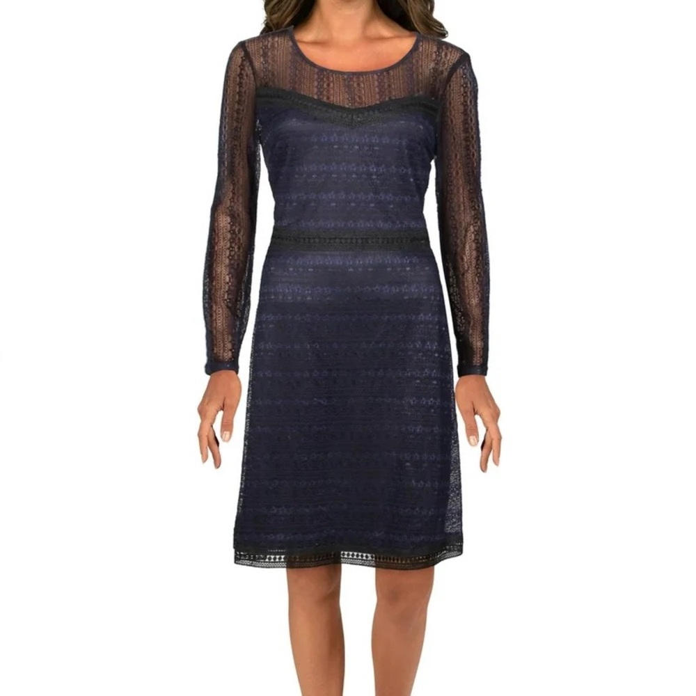 Navy Lace Dress from Guess
